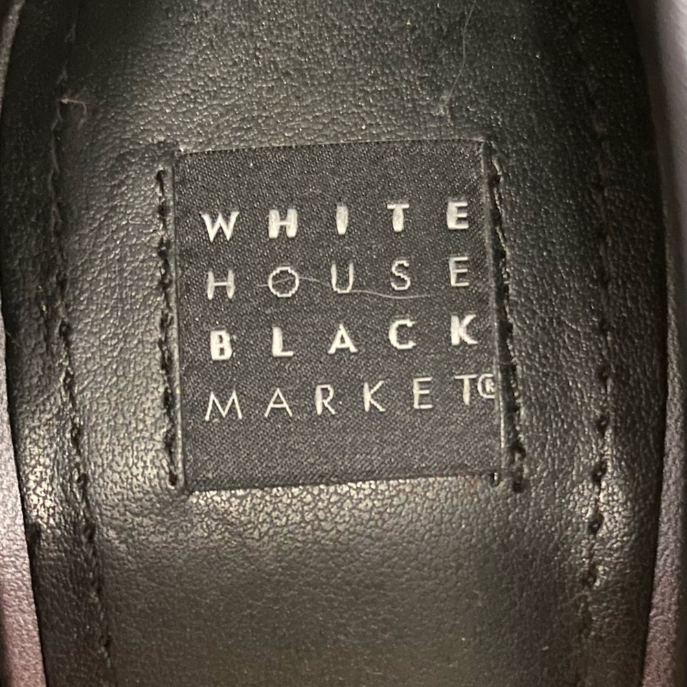 WHBM Silver Women's 3.5 inch Heels - Picture 5 of 6